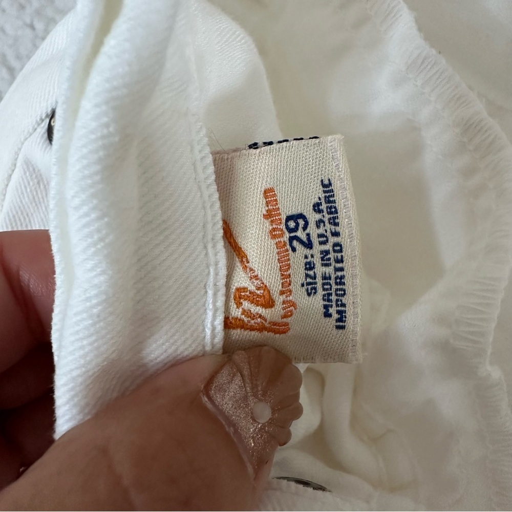 Citizens of Humanity Amber #263 stretch White Flare Boho Festival Jeans Size 29 - Picture 8 of 11
